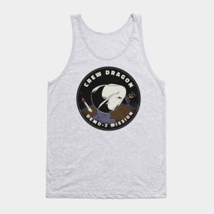 SpaceX Crew Dragon Patch Tank Top